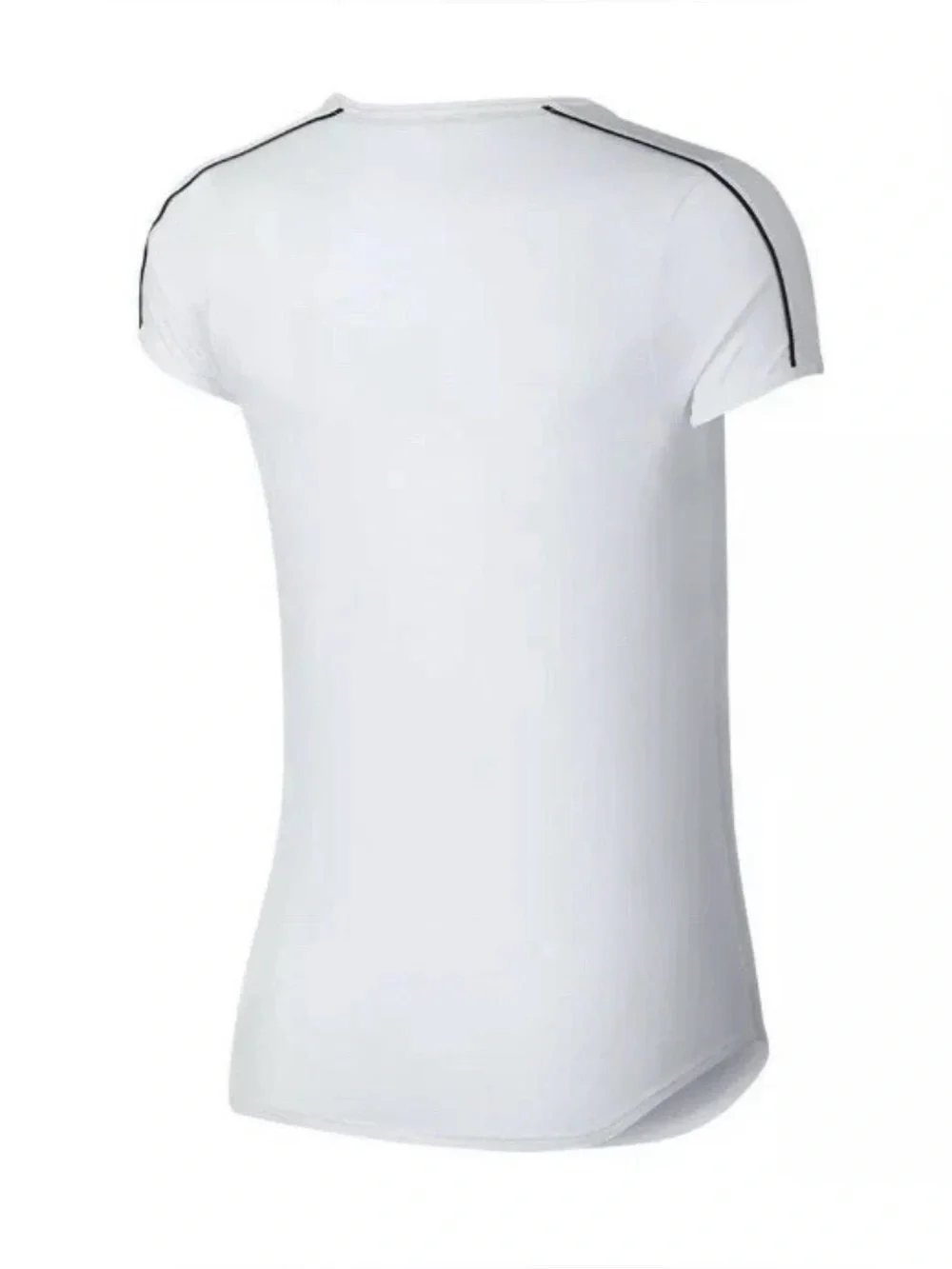 Nike Women's Slim Fit NikeCourt Dri-FIT Tennis White T-Shirt  (Medium)-“939328”